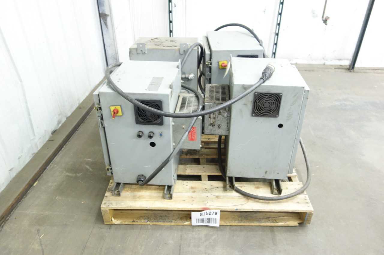 LOT OF 4 ALLEN BRADLEY ULTRA 3000 SERVO DRIVE CONTROL CABINETS - AUTOMATION & CONTROLS