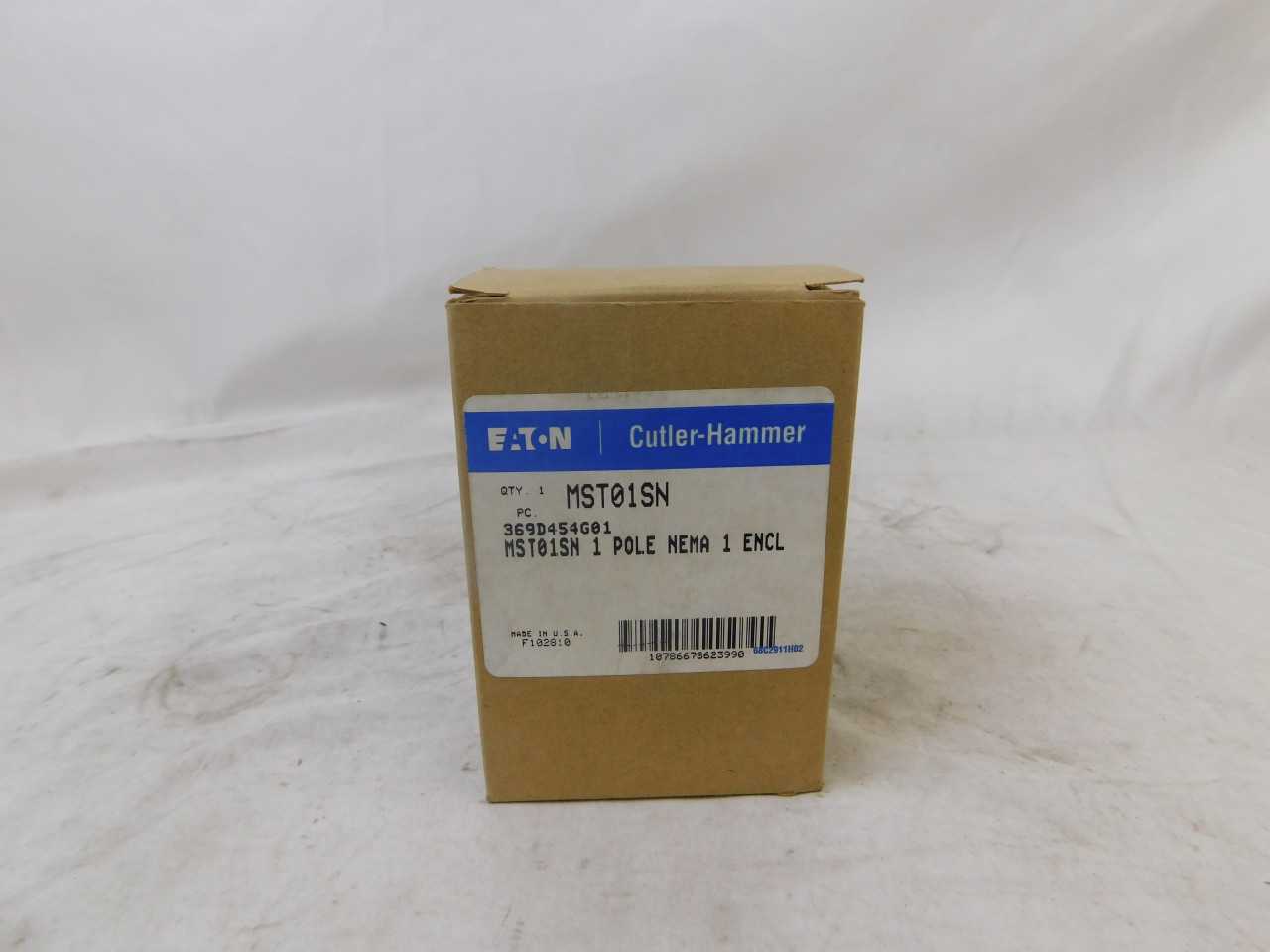 Quantity 25 of Eaton MST01SN Manual Starter Enclosed 1P - MOTOR STARTERS