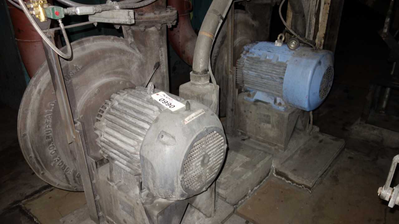 LOT OF 2 BUFFALO FORGE CENTRIFUGAL BLOWERS 60HP - MISCELLANEOUS