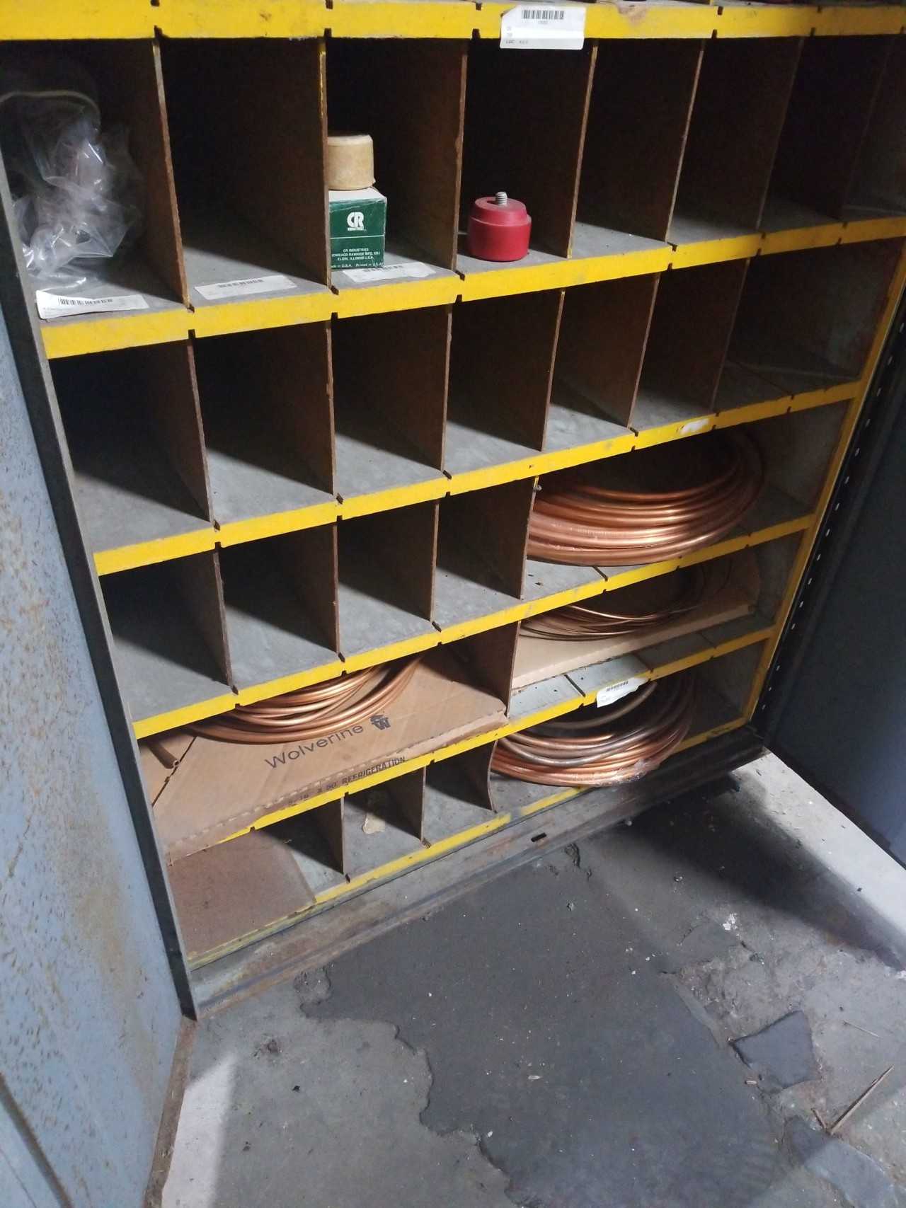 3 STORAGE CABINETS WITH CONTENTS - MISCELLANEOUS