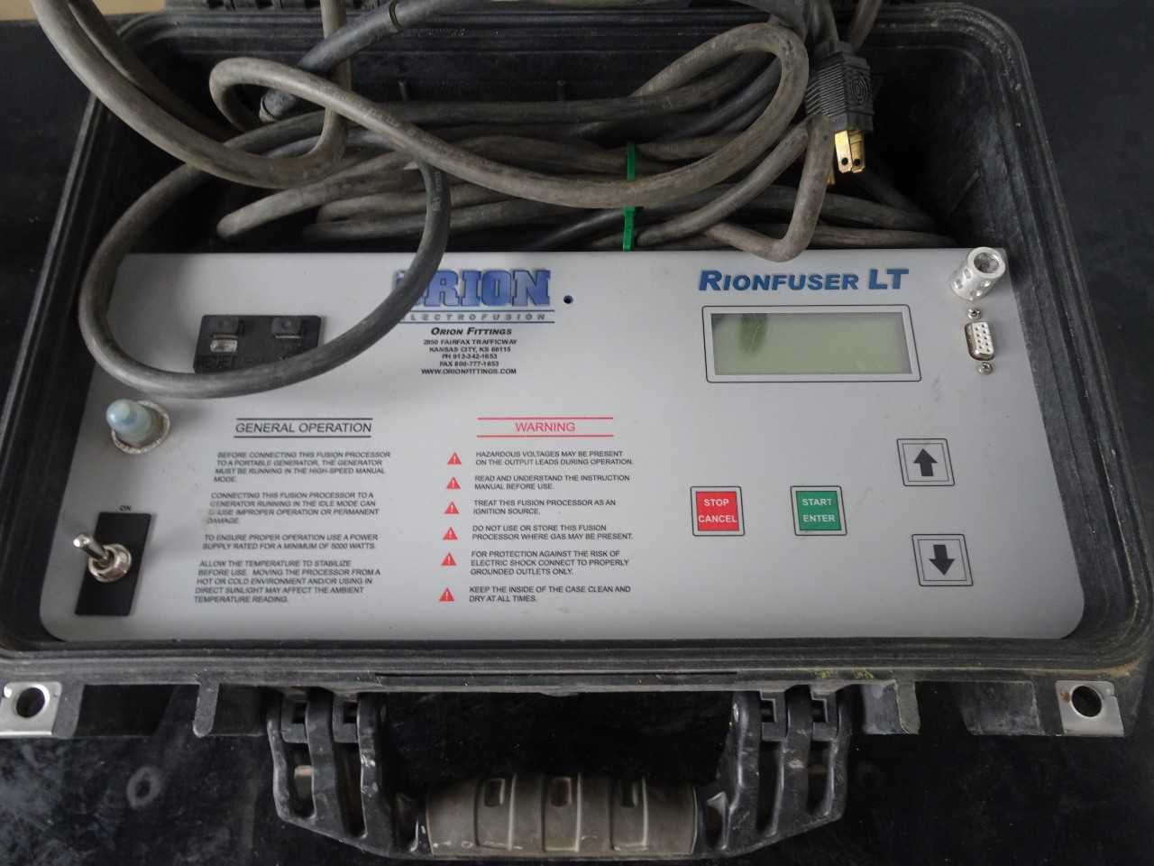 ORION POLY PIPE FUSION MACHINE, TOOL SET W/ HEATER - HVAC EQUIPMENT
