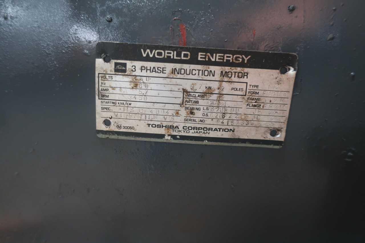 YOKOI KIKAI KOSAKUSYO SSTB5-3.7-60S-1 BURN OFF FURNACE REGENERATIVE BLOWER - BLOWER FAN