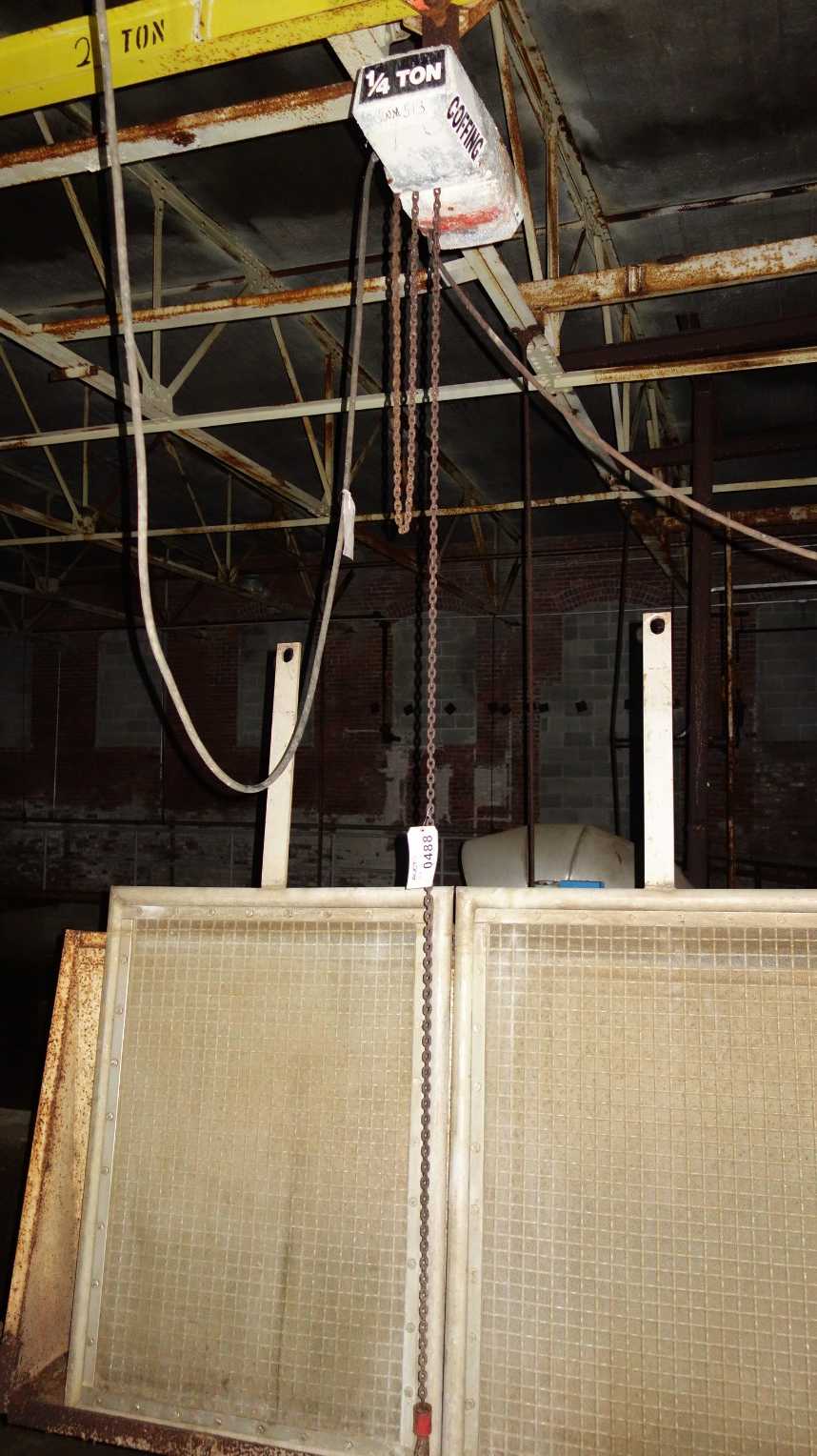 COFFING 1/4 TON ELECTRIC HOIST - LIFTING EQUIPMENT