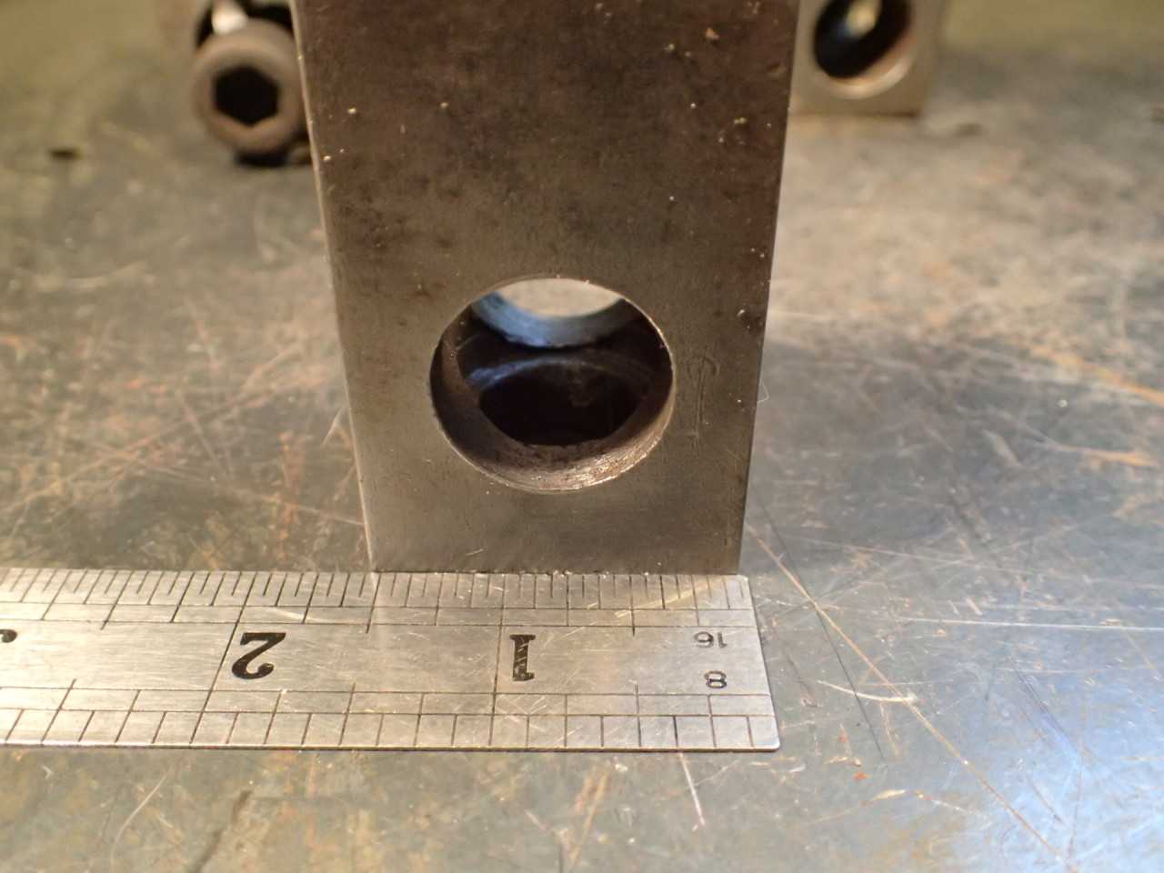 4 Piece Lot 1-1/2" x 2-3/8" Mill Riser Support Set-Up Tool Blocks for 5/8" Bolts - END MILLS