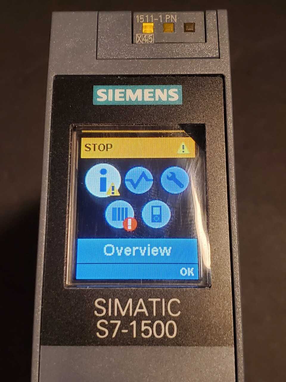 Siemens Simatic S7-1500 CPU1511-1 PN - AUTOMATION & CONTROLS