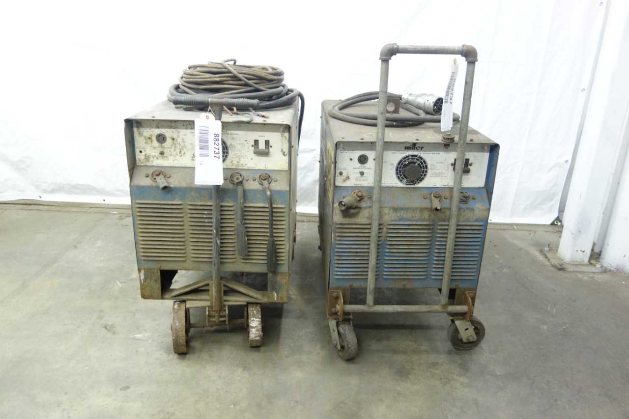 LOT OF 2 MILLER SRH-333 DC ARC WELDING MACHINES - WELDING EQUIPMENT