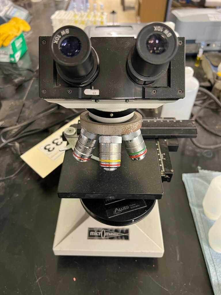 Fisher Scientific Micromaster CK compound microscope - LAB & SCIENTIFIC