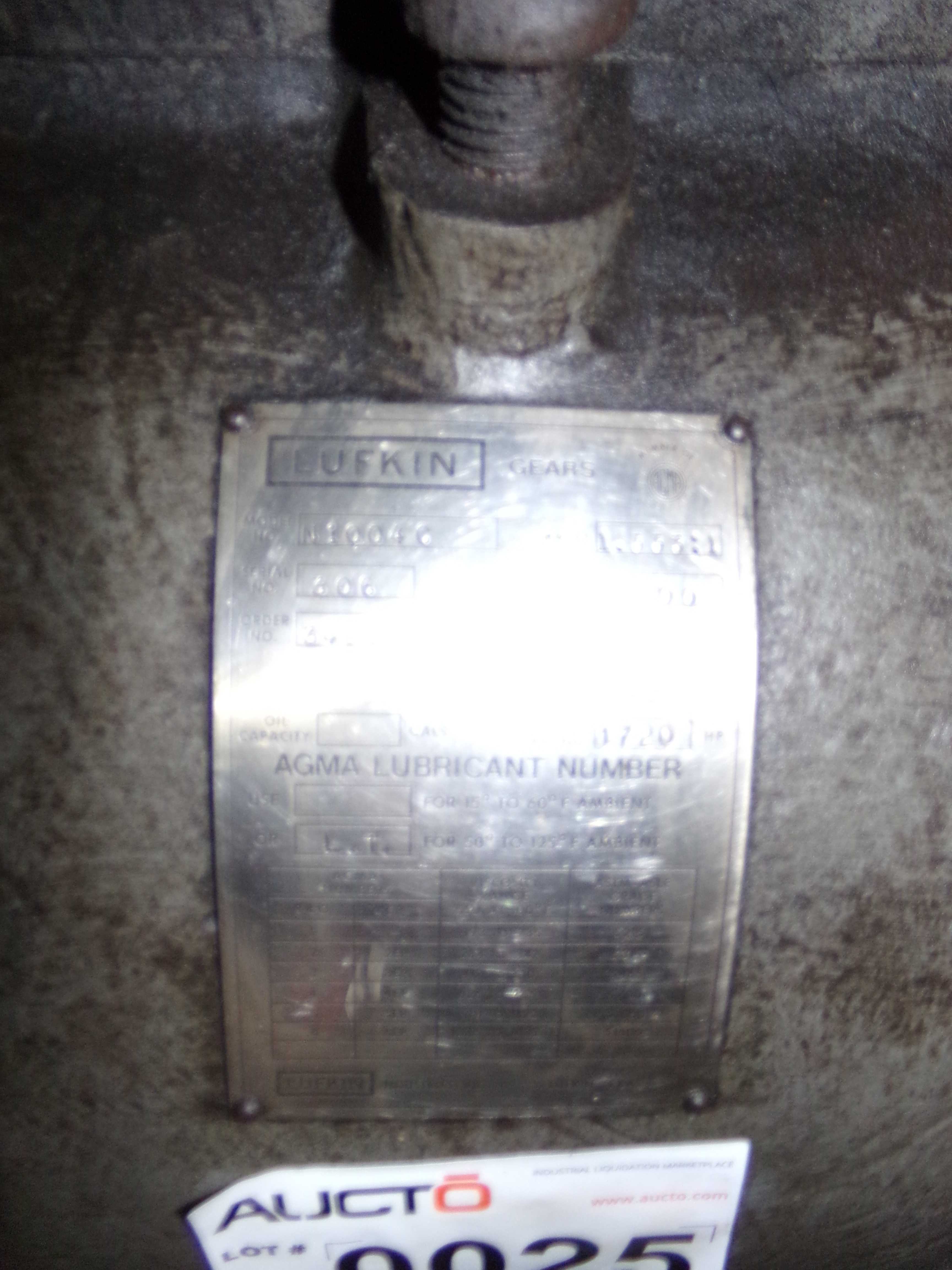 LUFKIN N1004C GEARBOX - GEAR REDUCERS