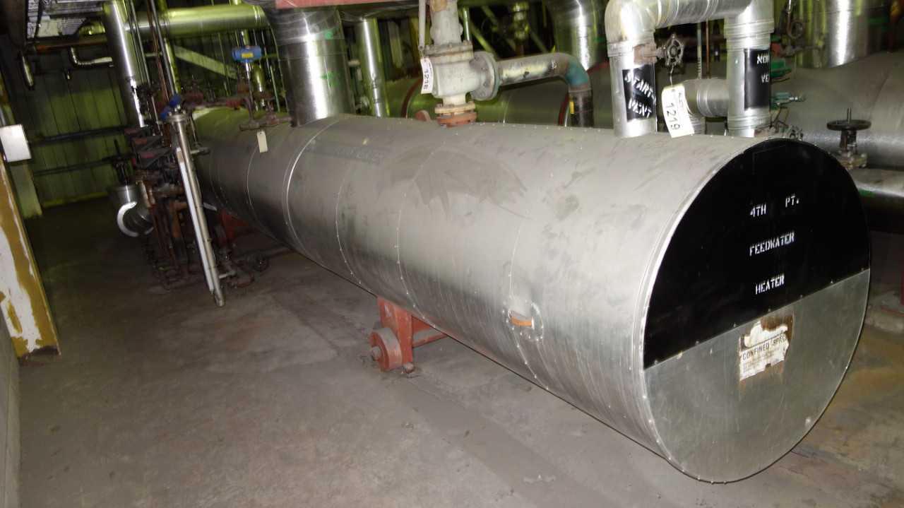 LOT OF 2 YUBA FEEDWATER HEAT EXCHANGERS