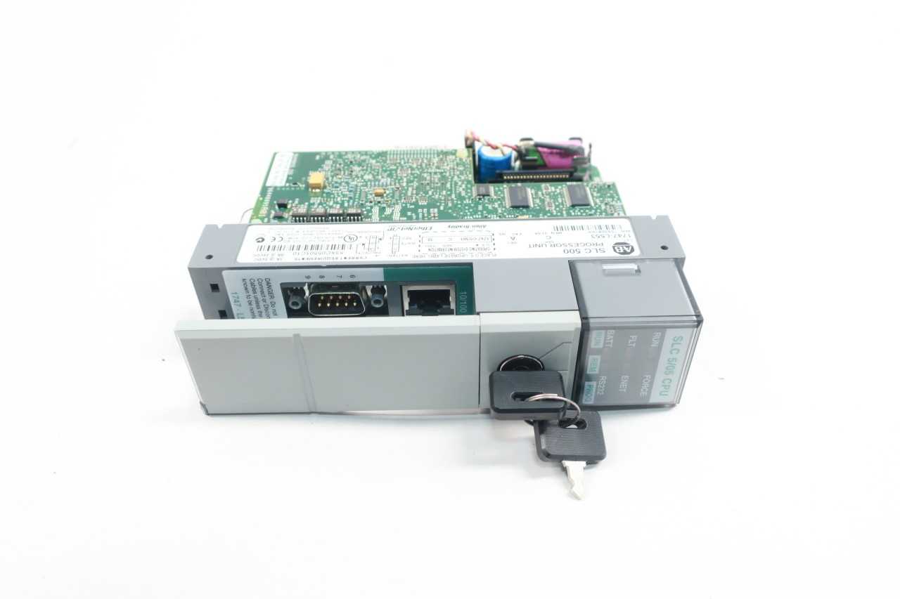 ALLEN BRADLEY 1747-L553 SER C PROCESSOR MODULE - AUTOMATION & CONTROLS ALLEN BRADLEY 1747-L553 SER C PROCESSOR MODULE - AUTOMATION & CONTROLS