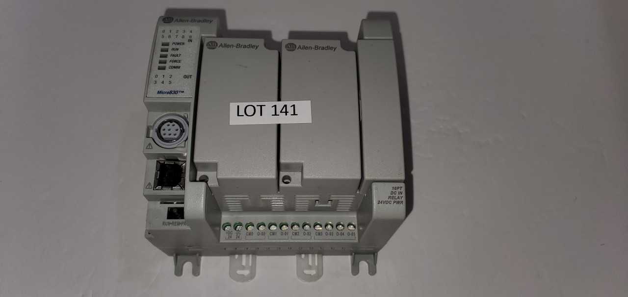 Allen Bradley Micro 830 2080-LC30-16QWB PLC - AUTOMATION & CONTROLS