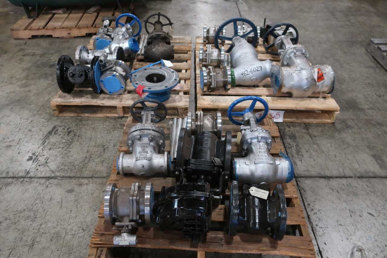 3 PALLETS OF ASSORTED VALVES 3IN-6IN NEWCO POWELL - VALVES