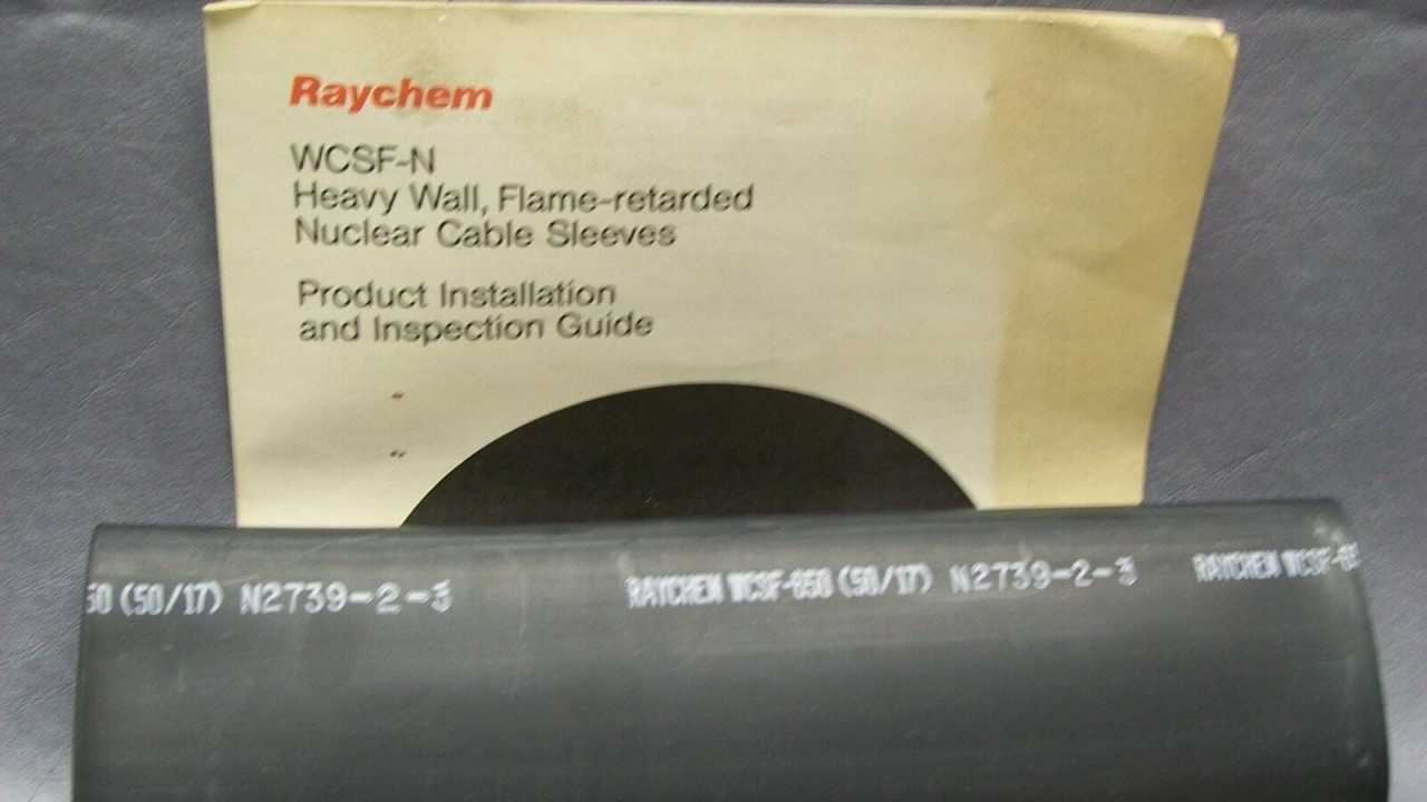Raychem heat shrink tubing lot - HVAC EQUIPMENT