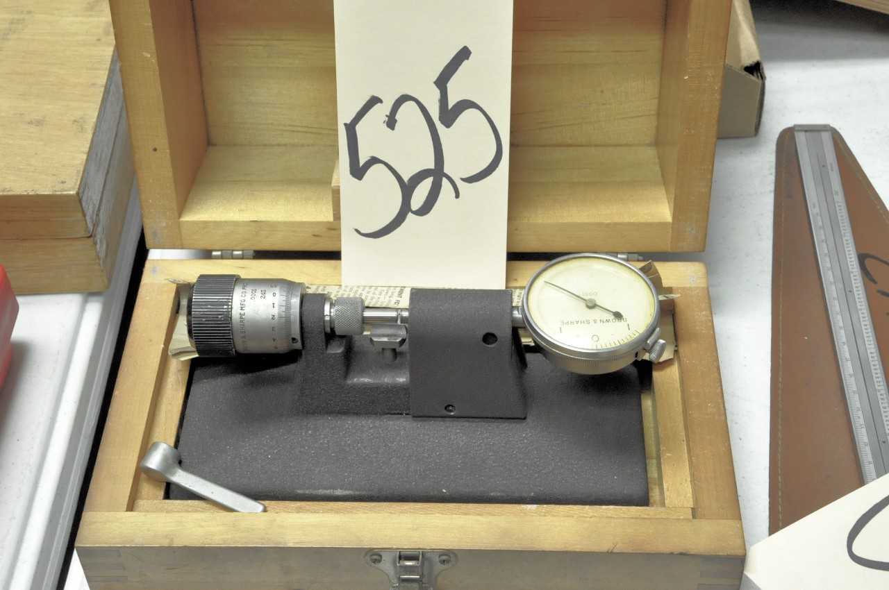 Brown & Sharpe 1" Indicator Micrometer with Case - ELECTRIC POWER TOOLS