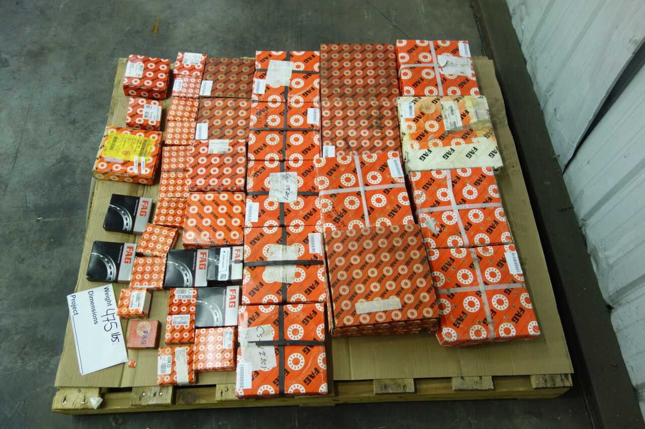 PALLET OF ASSORTED FAG ROLLER BEARINGS - BEARINGS