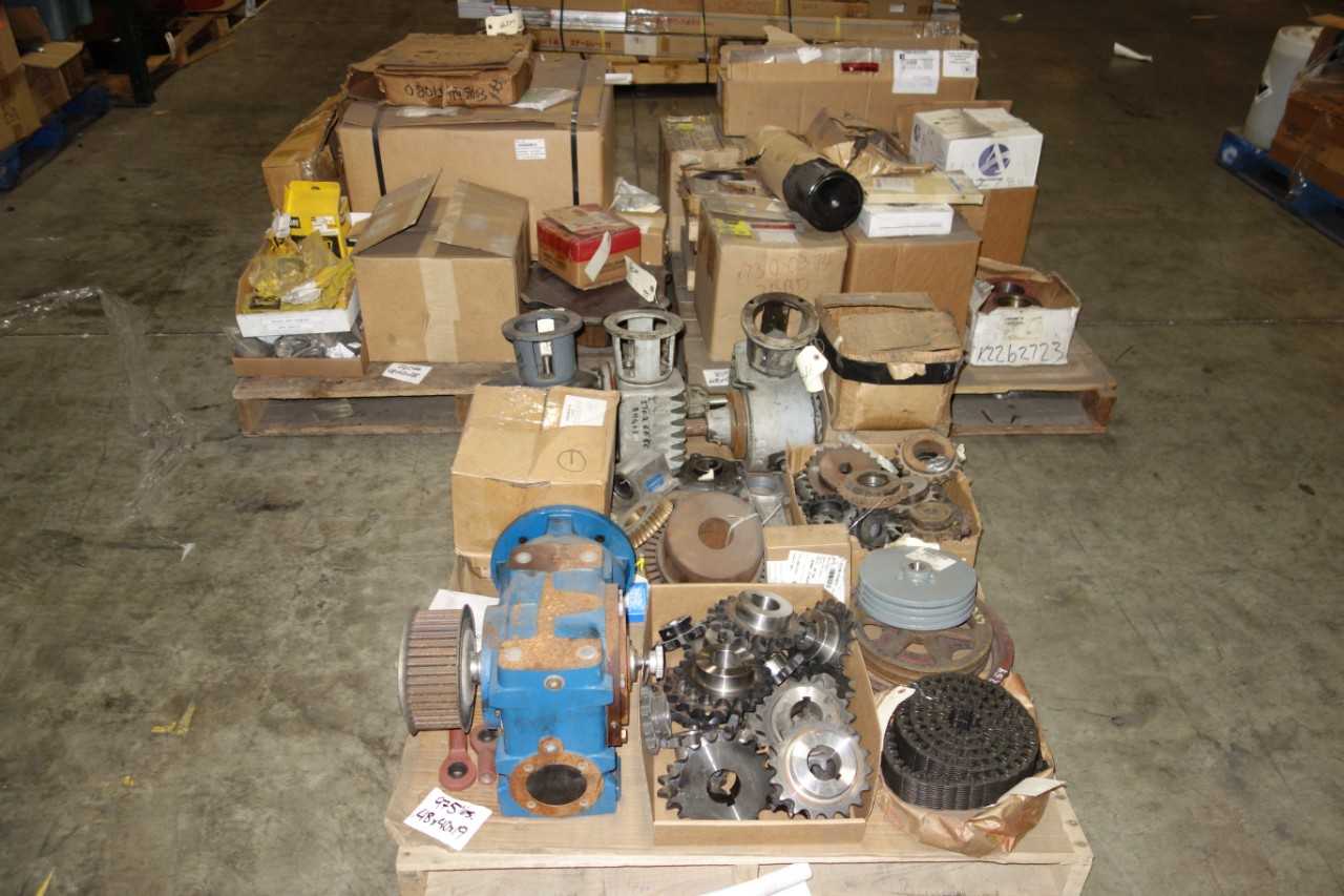 3 PALLETS OF ASSORTED POWER TRANSMISSION - POWER TRANSMISSION