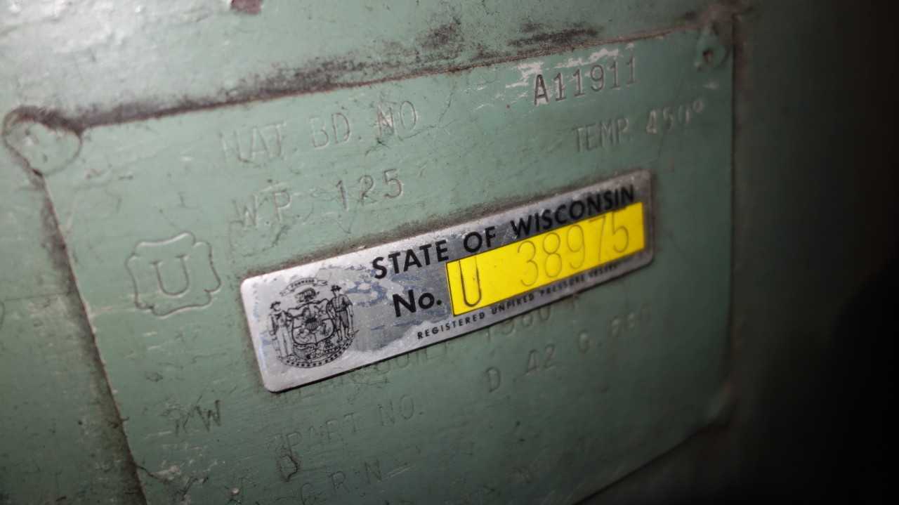D 42 G 660 125PSI STEEL TANK - PROCESS EQUIPMENT
