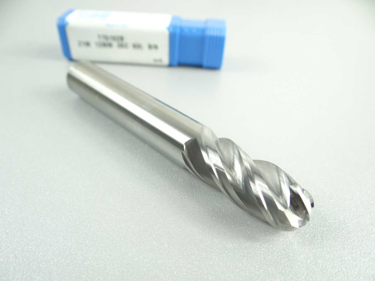 NEW SGS Solid Carbide 4 Flute Metric Ball Nose End Mill 12mm - MACHINING ACCESSORIES & TOOLING