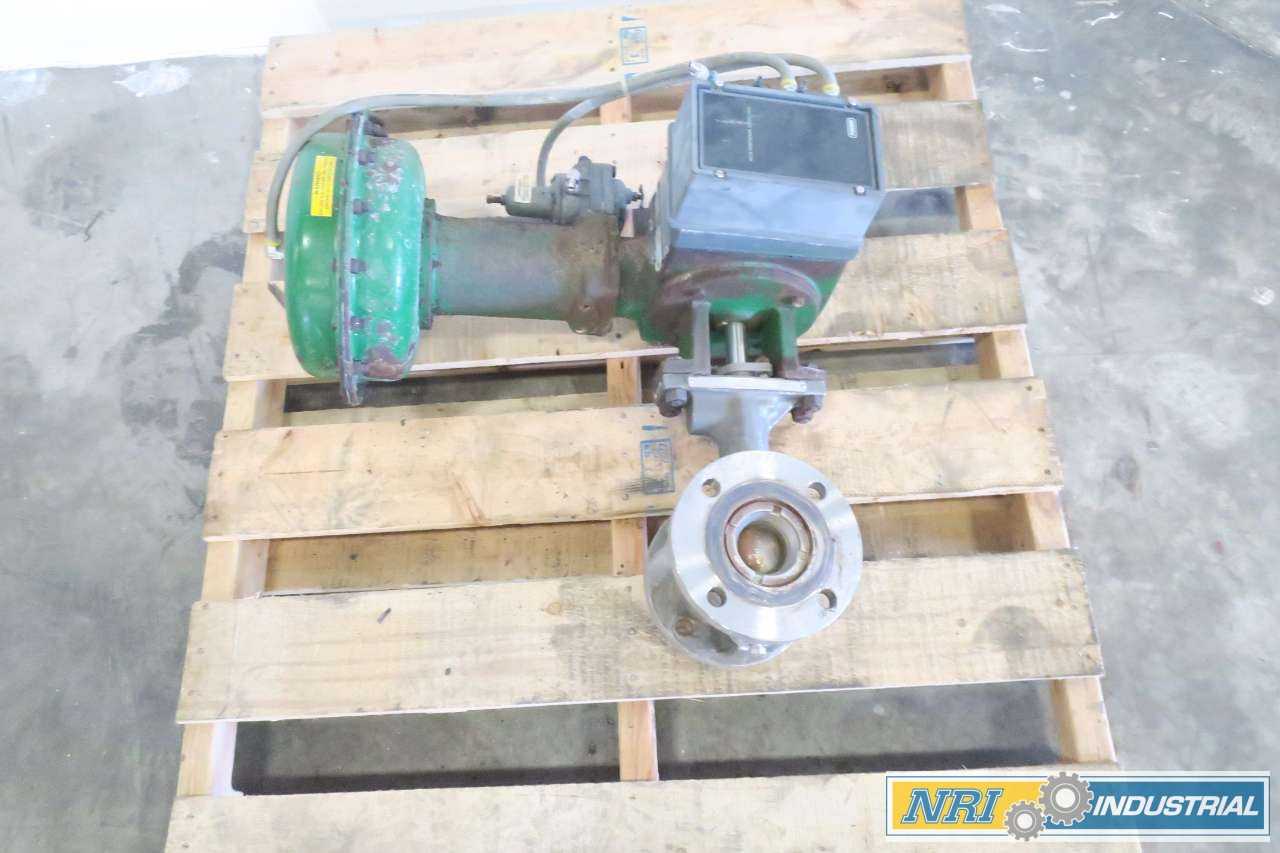 FISHER V500 VEE-BALL PNEUMATIC 110511 3IN CONTROL VALVE - CONTROL VALVE