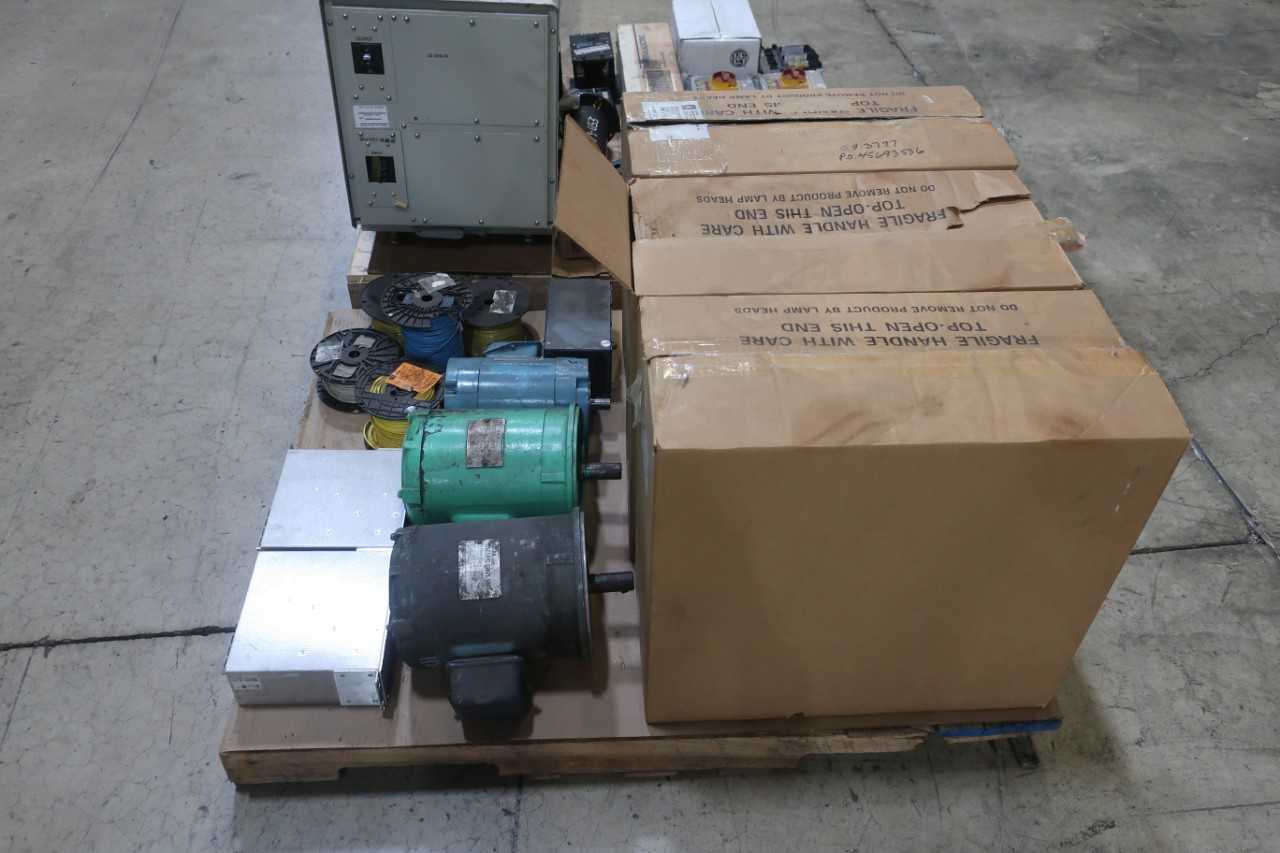 2 PALLETS OF ASSORTED ELECTRICAL - ELECTRICAL COMPONENTS