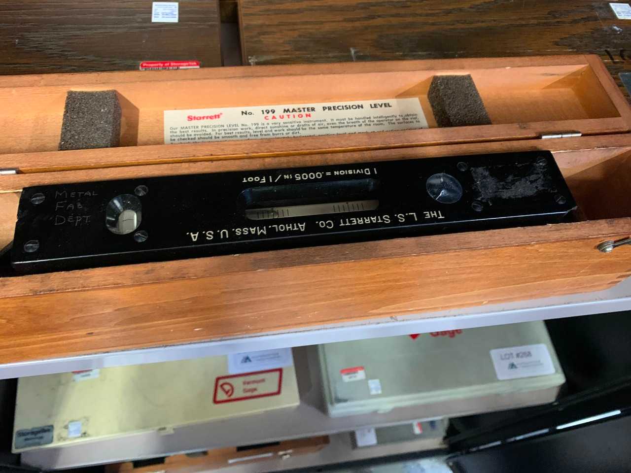 Starrett Master Precision Level - ELECTRIC POWER TOOLS