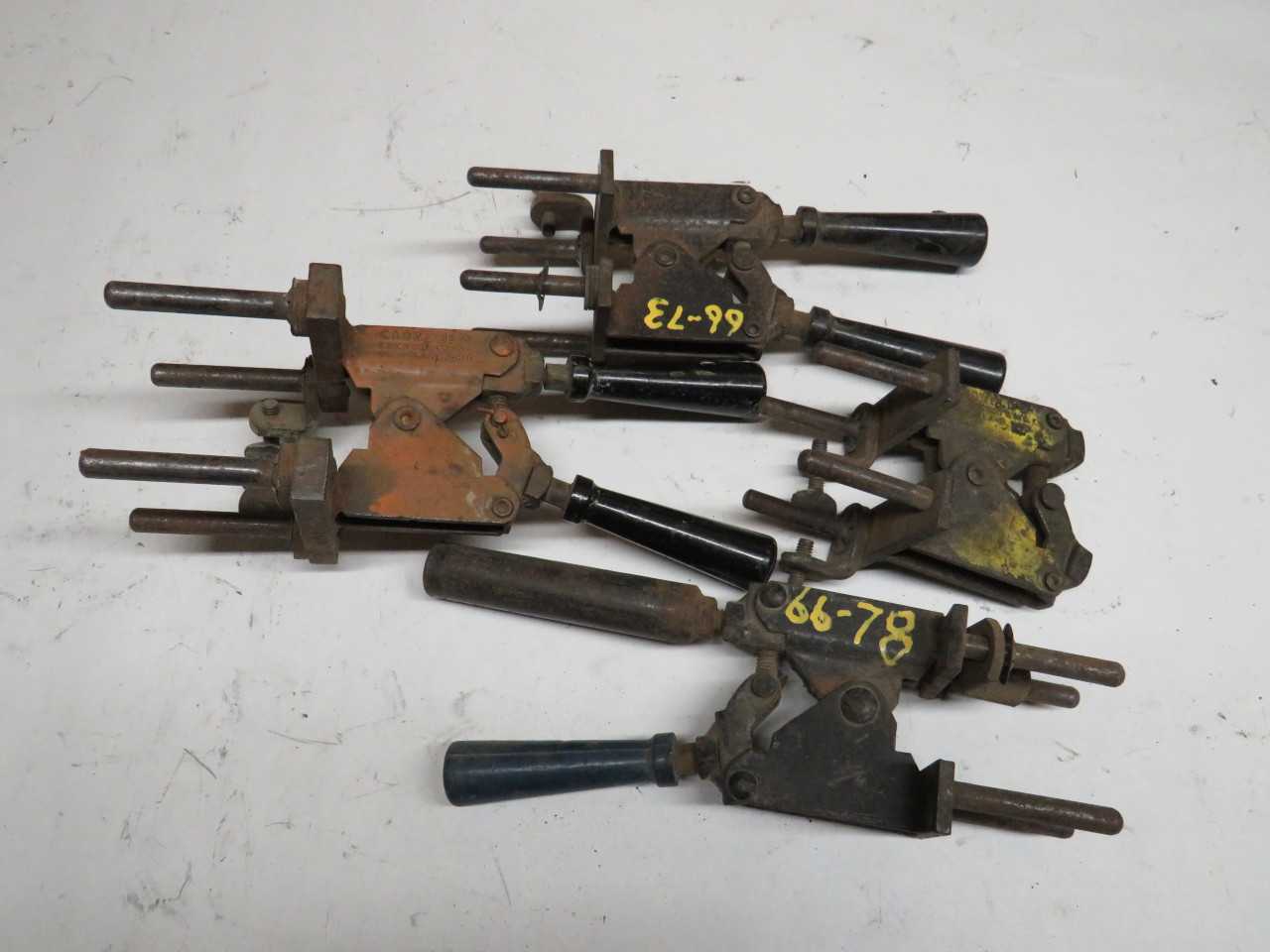 LOT OF 4 HANDLES FOR CADWELD MOLDS - HAND TOOLS