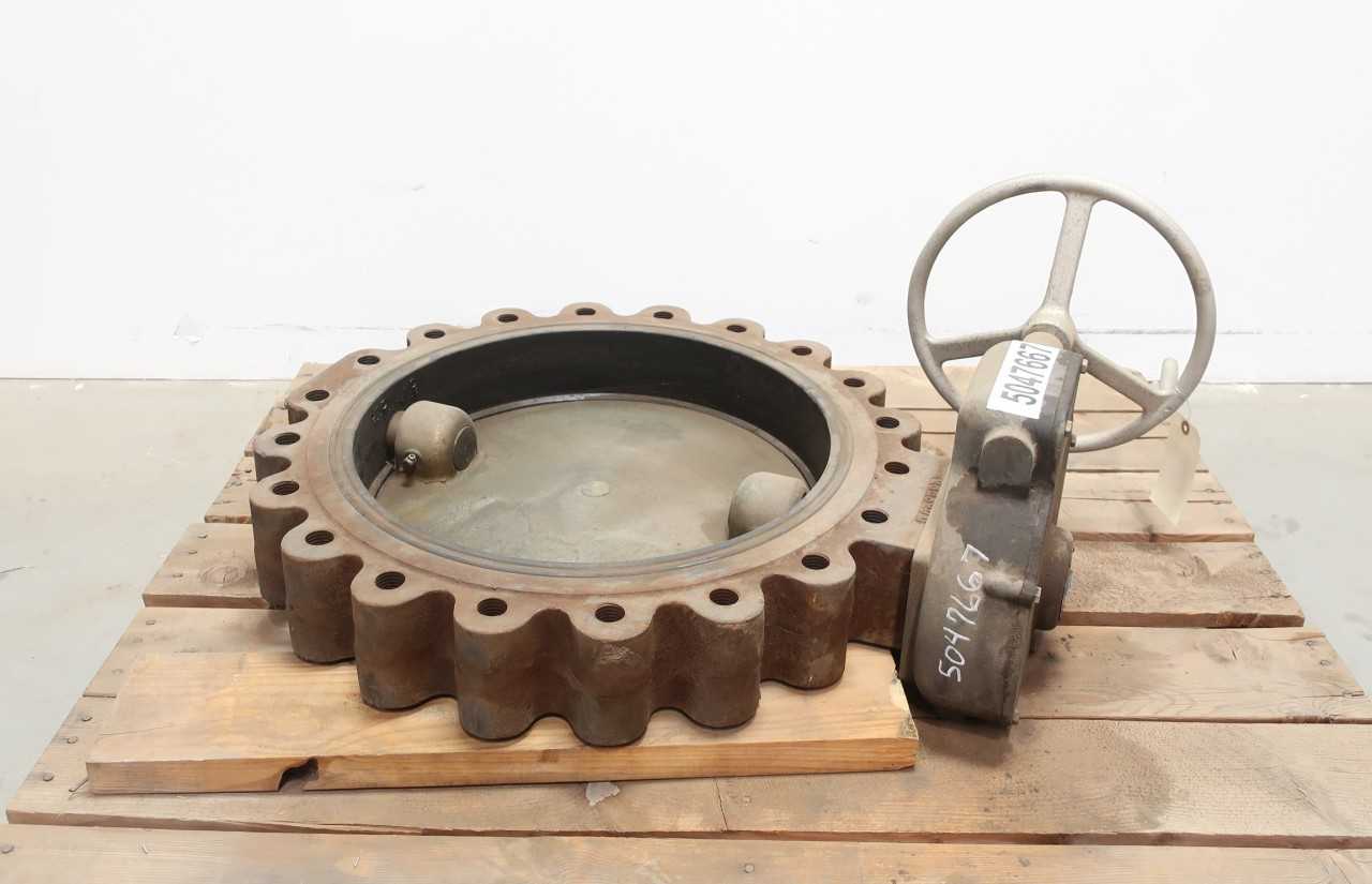 DOVER R3210-87A NORRISEAL MANUAL IRON WAFER 20IN BUTTERFLY VALVE - BUTTERFLY VALVE