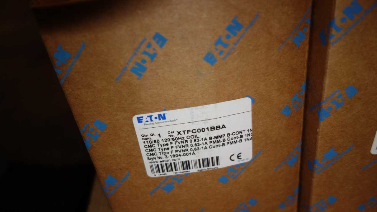 1 PALLET OF ASSORTED EATON ELECTRICAL, CONTACTOR PARTS - ELECTRICAL COMPONENTS
