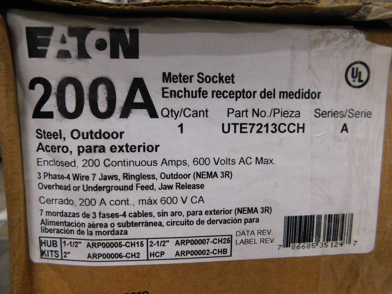 Lot of 2 Meter Sockets - ELECTRICAL COMPONENTS
