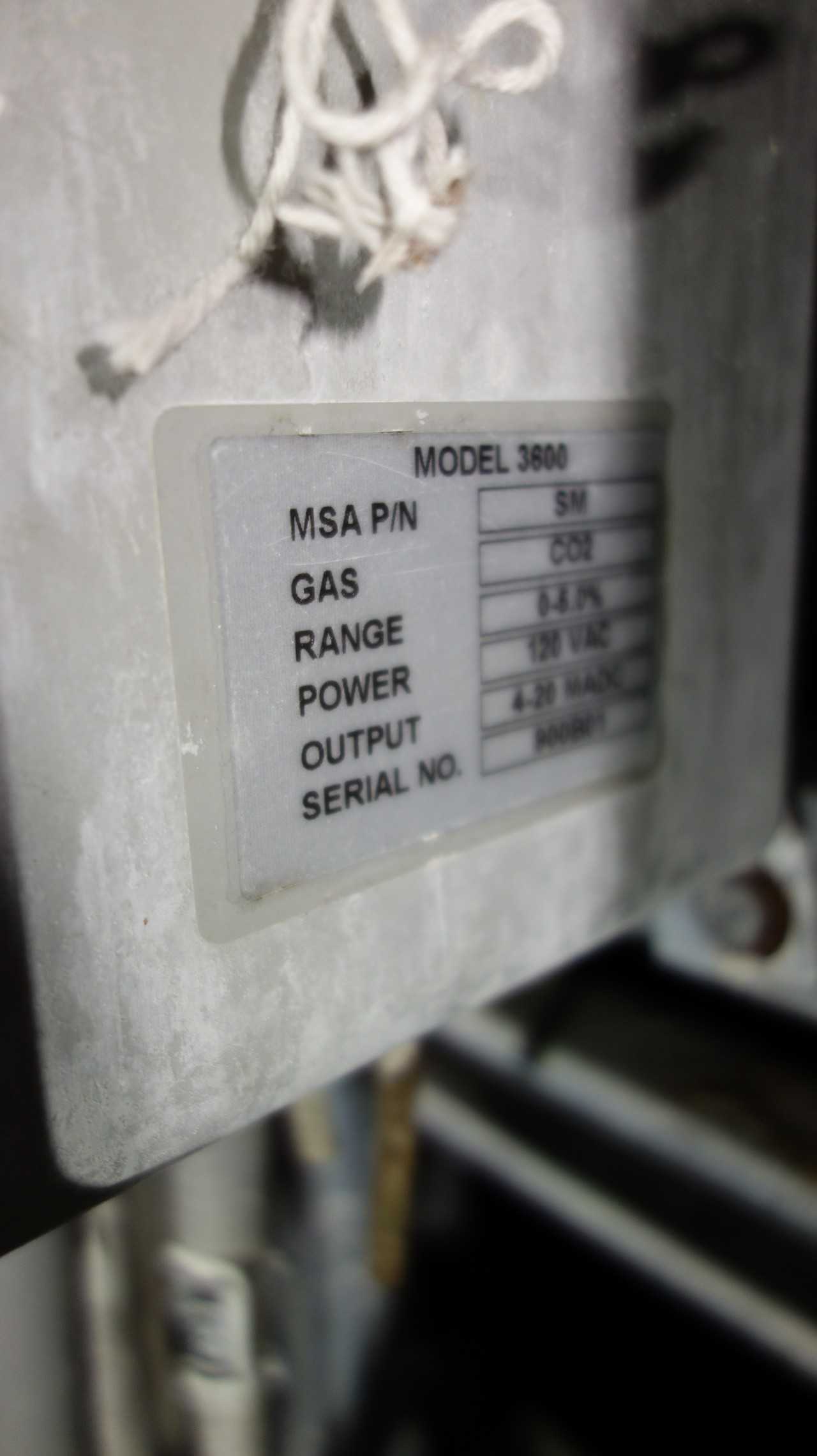LOT OF 2 ASSORTED MSA GAS MONITORS - LAB & SCIENTIFIC