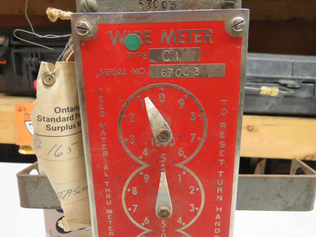 MINNEAPOLIS MODEL C1 WIRE METER - ELECTRICAL COMPONENTS