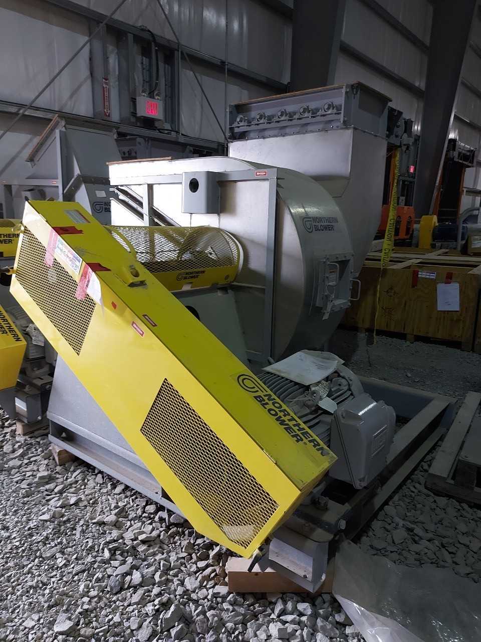 NORTHERN BLOWER MODEL 32 W/ ELECTRIC MOTOR -LIMESTONE BAG HOUSE - ELECTRIC MOTORS
