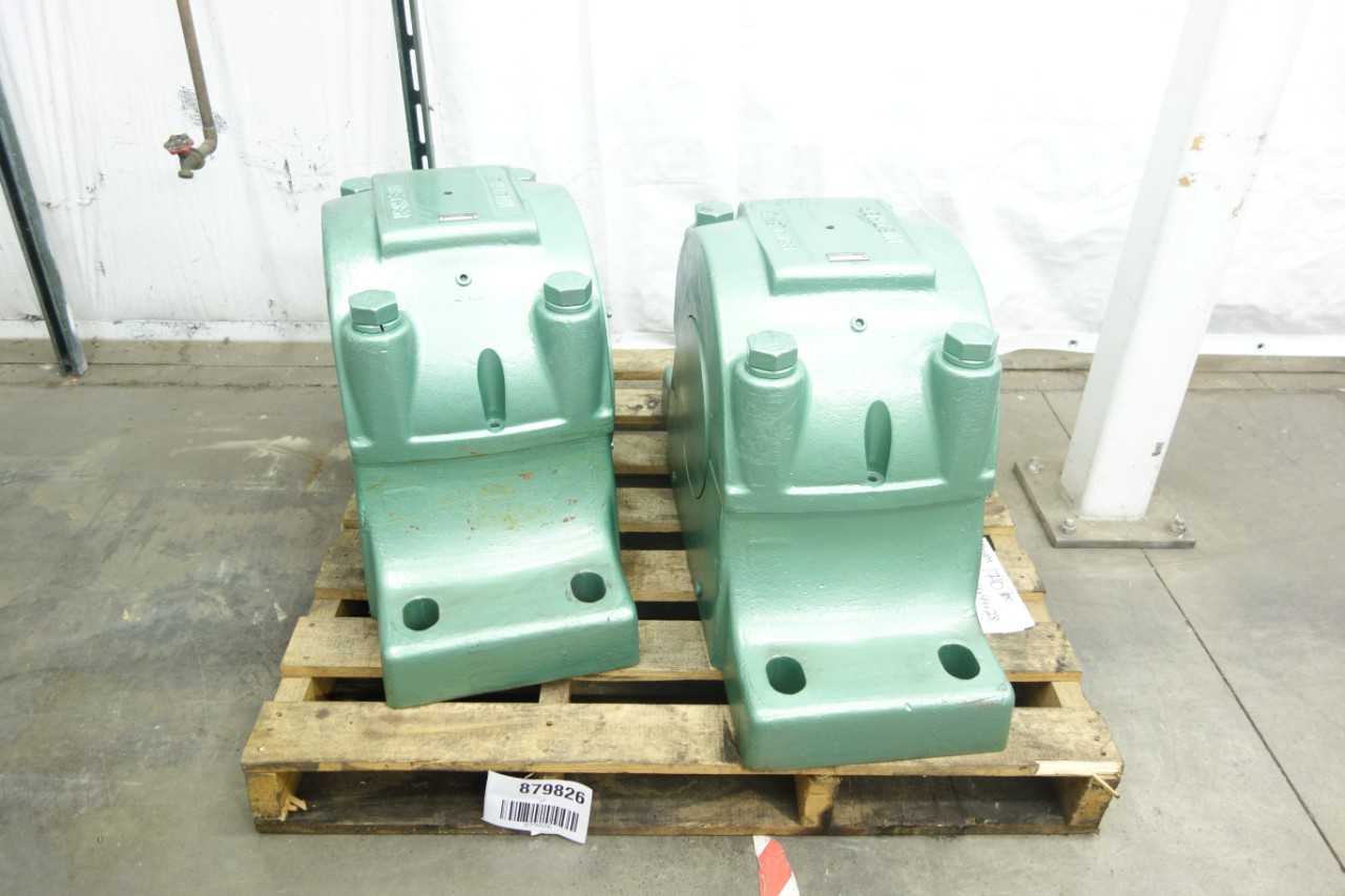 LOT OF 2 MIETHER SDAF 553248-20 SPLIT PILLOW BLOCK BEARING HOUSINGS - BEARINGS