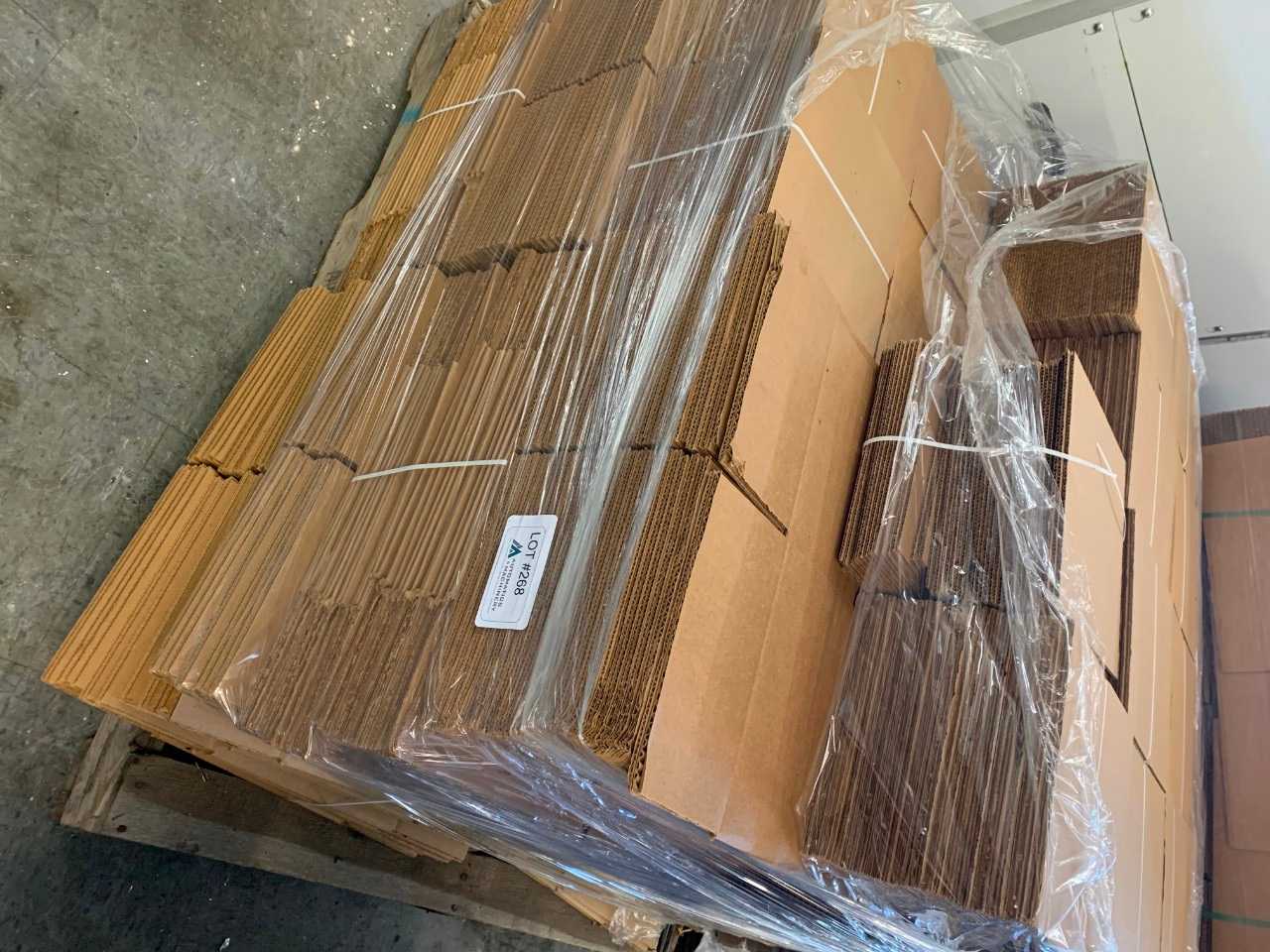 Pallet Of New Cardboard Boxes - MATERIAL HANDLING