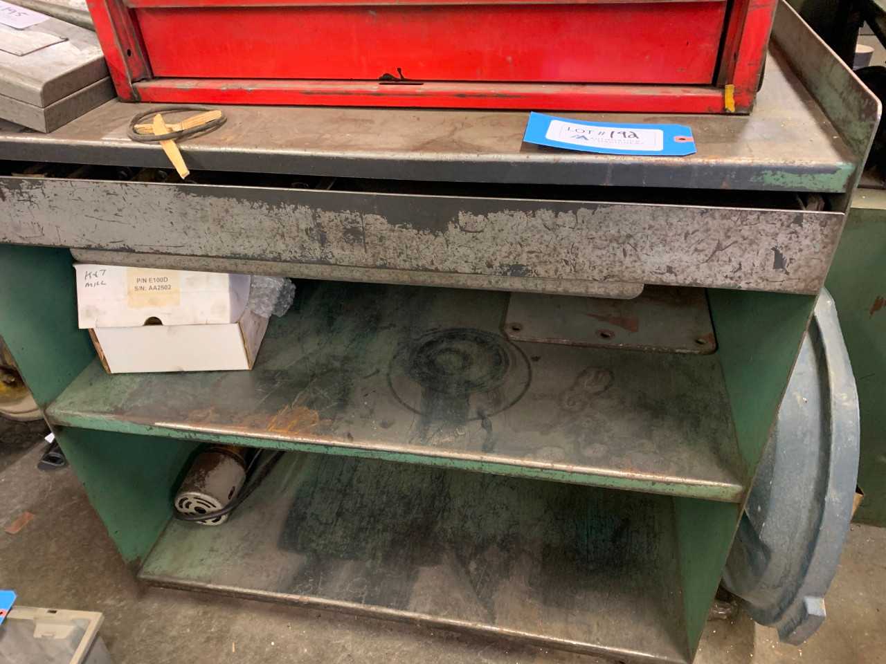 Metal Cabinet w/ contents - INDUSTRIAL PARTS