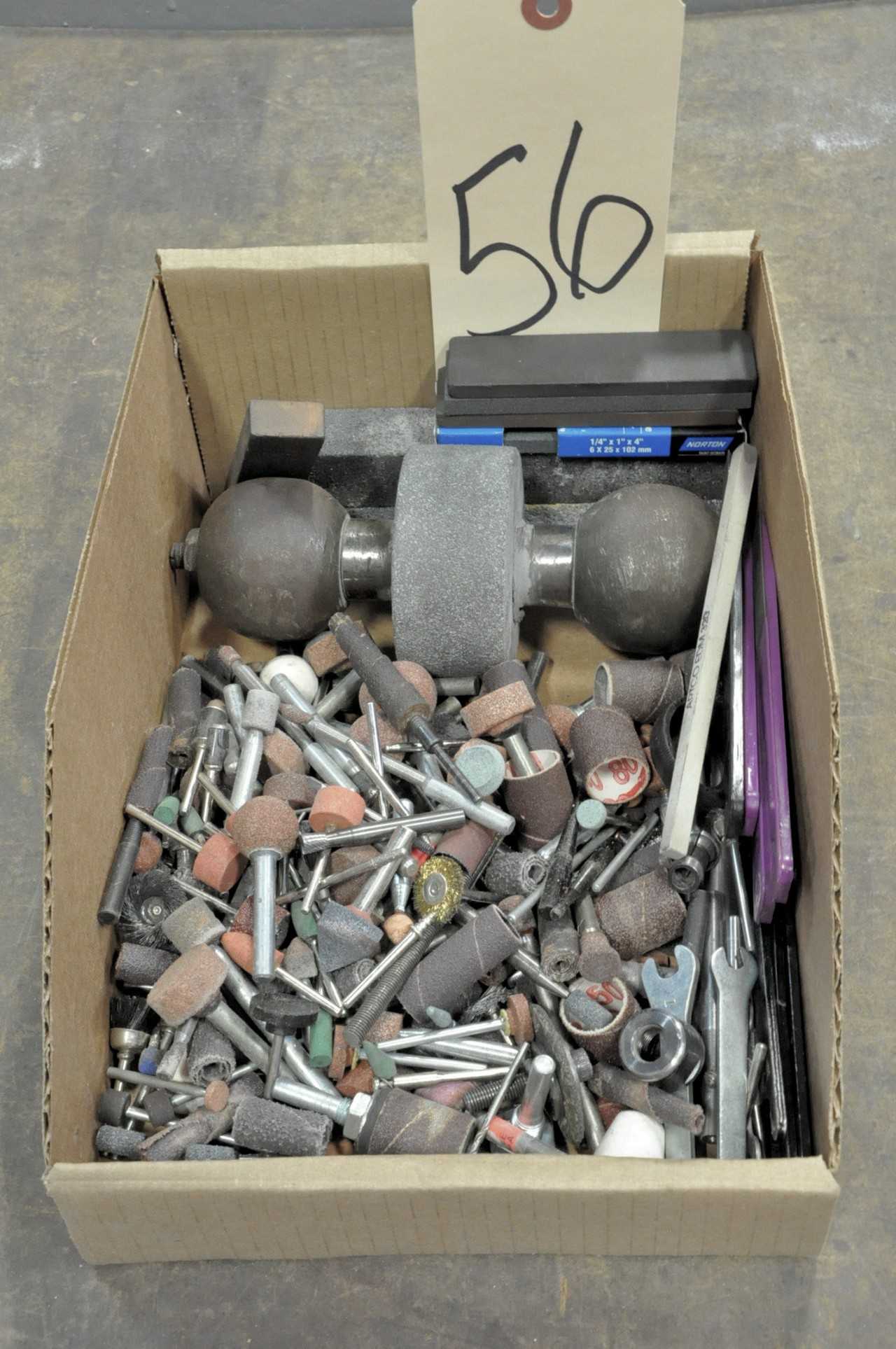 Lot-Various Grinding Supplies in (1) Box - ELECTRIC POWER TOOLS