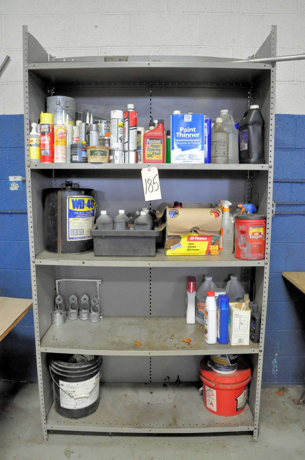 Section Shelving with Misc Contents - INDUSTRIAL PARTS