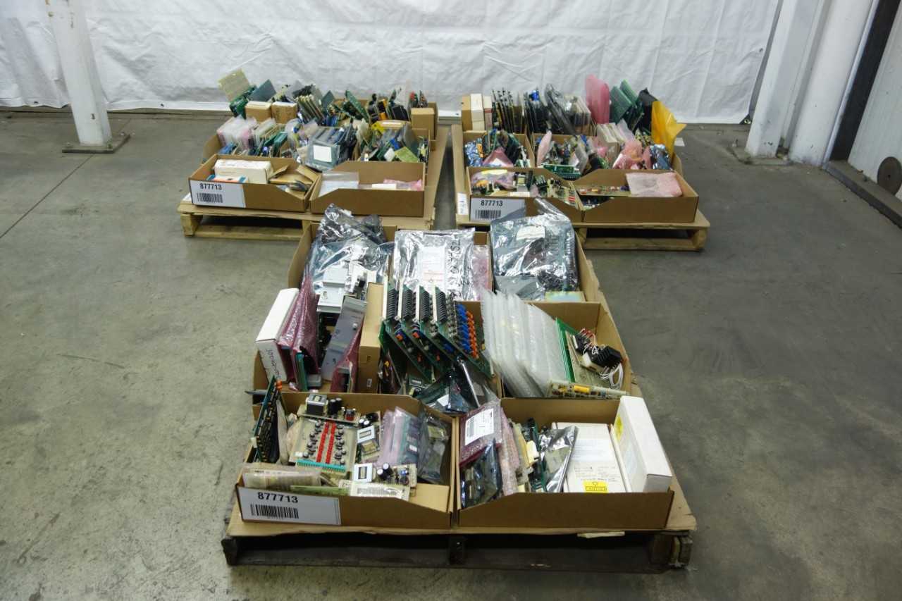 3 PALLETS OF ASSORTED PCB CIRCUIT BOARDS - AUTOMATION & CONTROLS