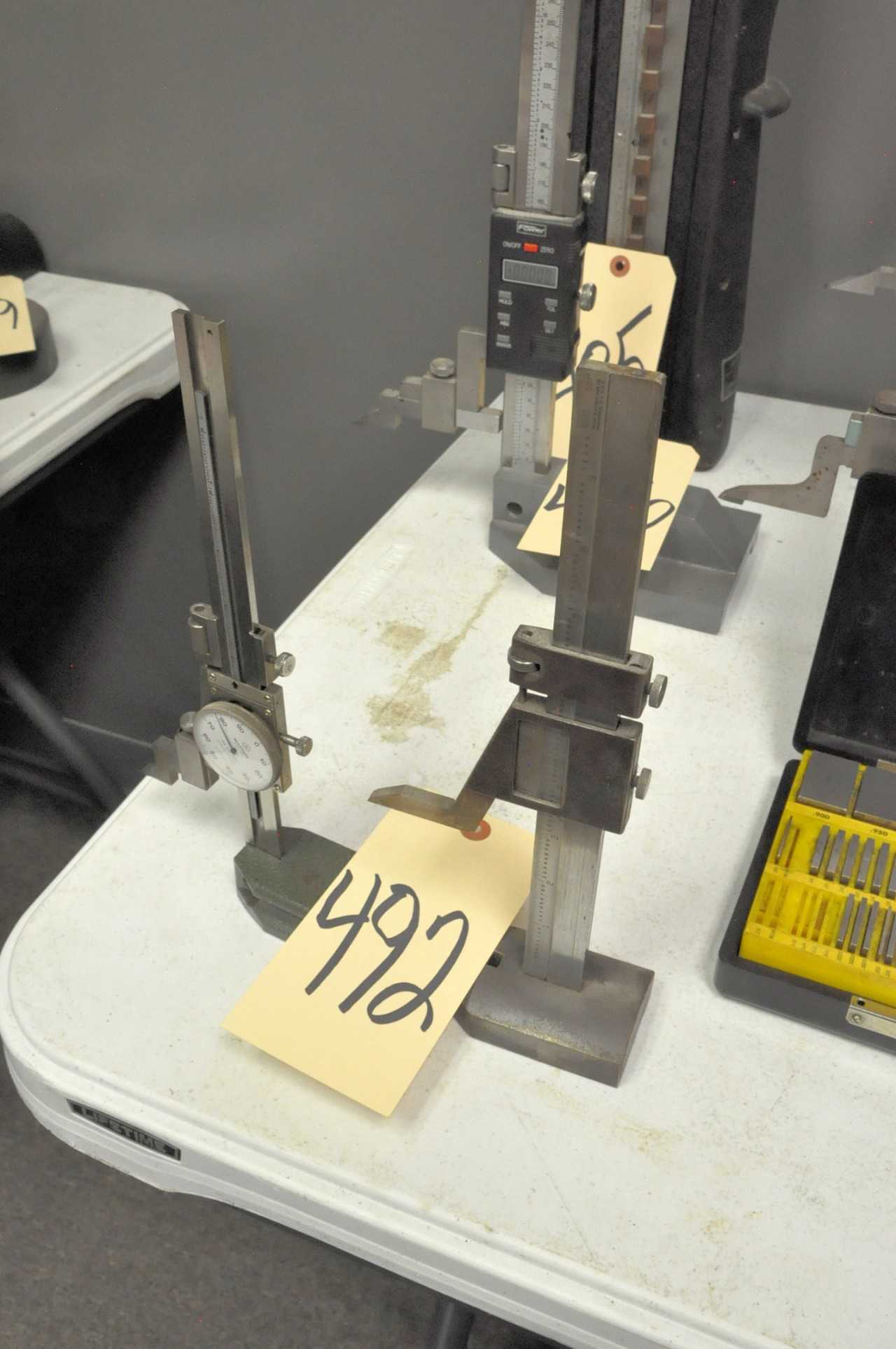 Lot-(2) 6" Height Gauges - PROCESS EQUIPMENT