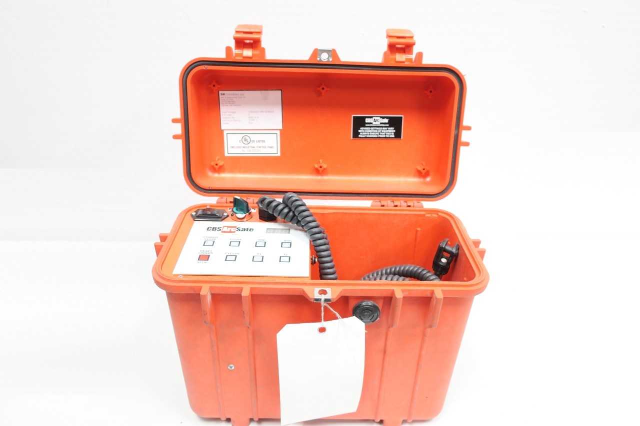 CBS ARCSAFE RSO III D REMOTE SWITCH OPERATOR TEST EQUIPMENT - AUTOMATION & CONTROLS