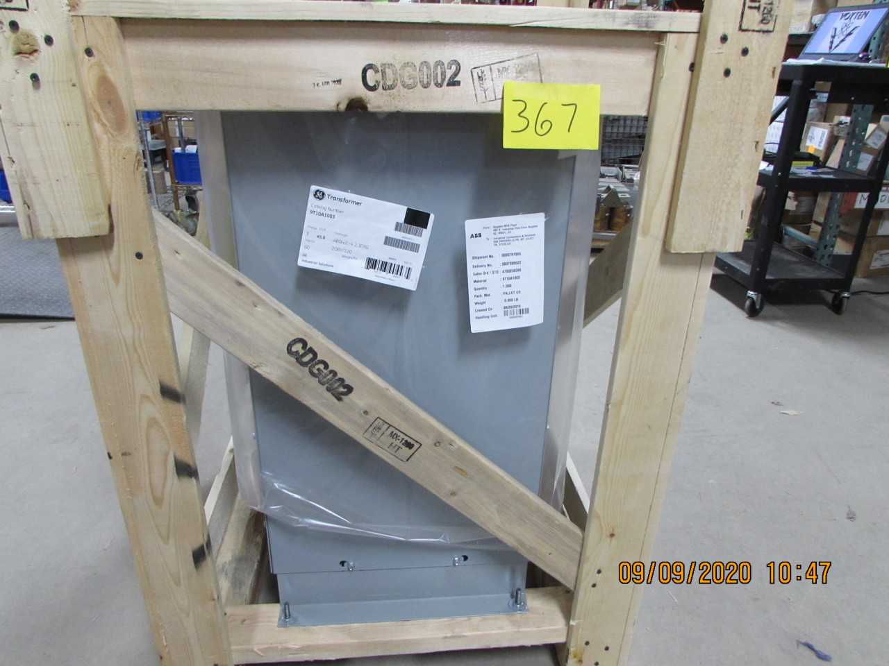 GE Transformer - CONTROL TRANSFORMERS