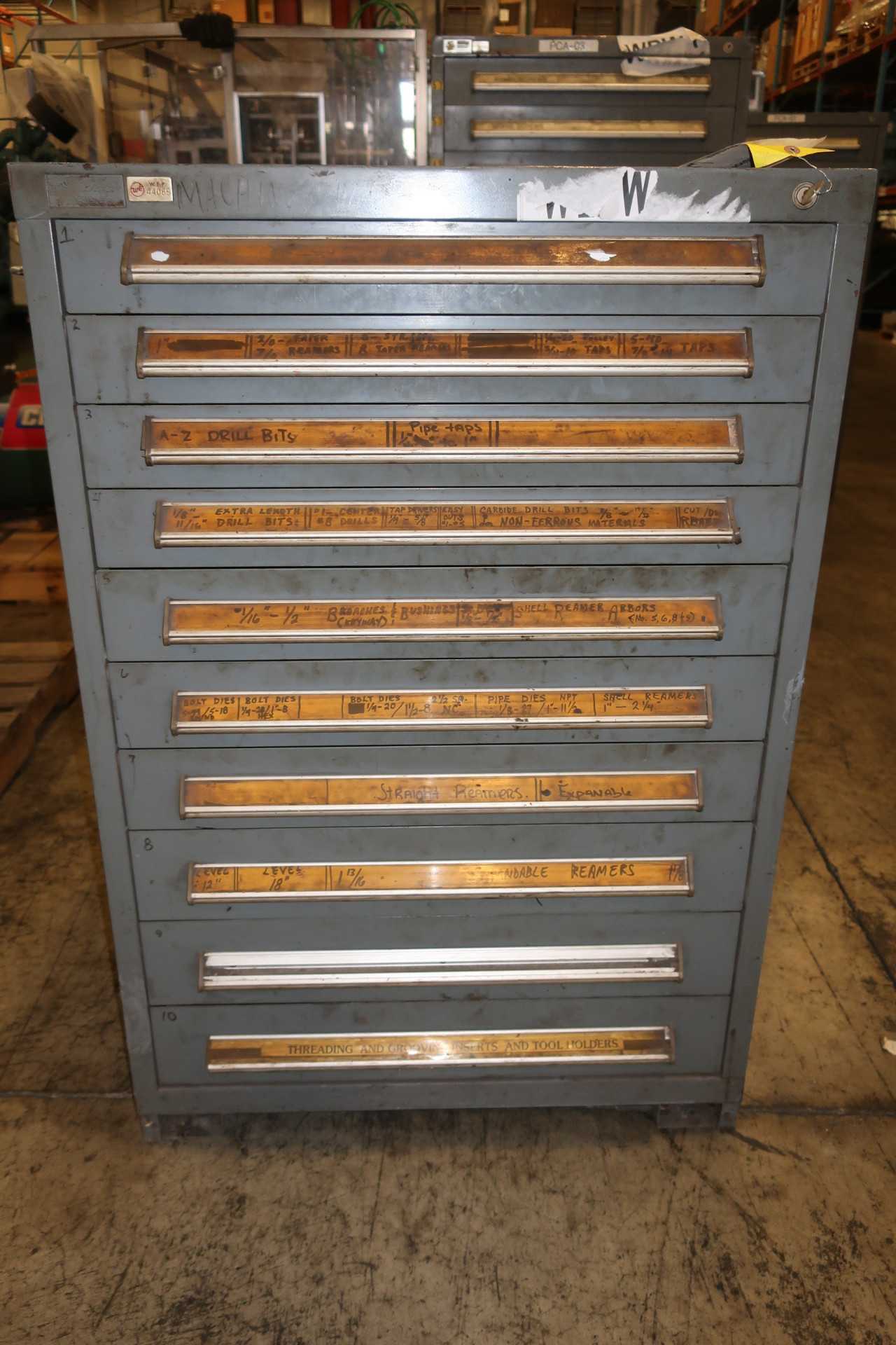 STANLEY VIDMAR 10 DRAWER TOOL BOX - TOOL STORAGE