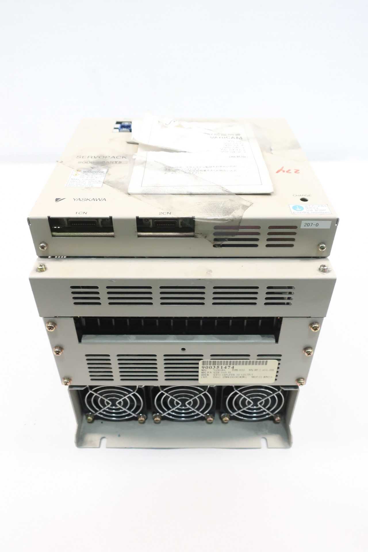 YASKAWA SGDB-50ANY8 200-230V-AC 0-230V-AC 3PH 6.67HP SERVO DRIVES AND AMPLIFIER - SERVO