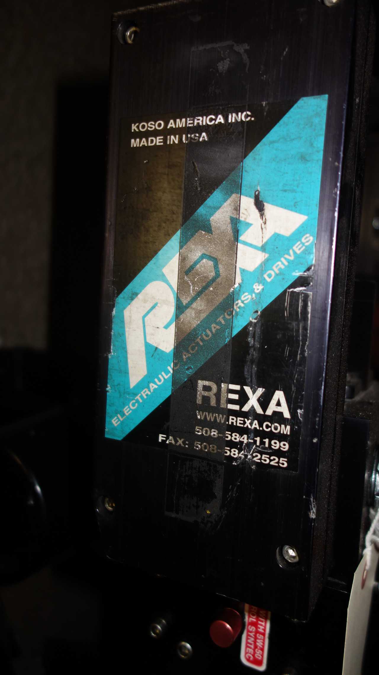 LOT OF ASSORTED REXA SERVO DAMPER ACTUATORS - VALVES