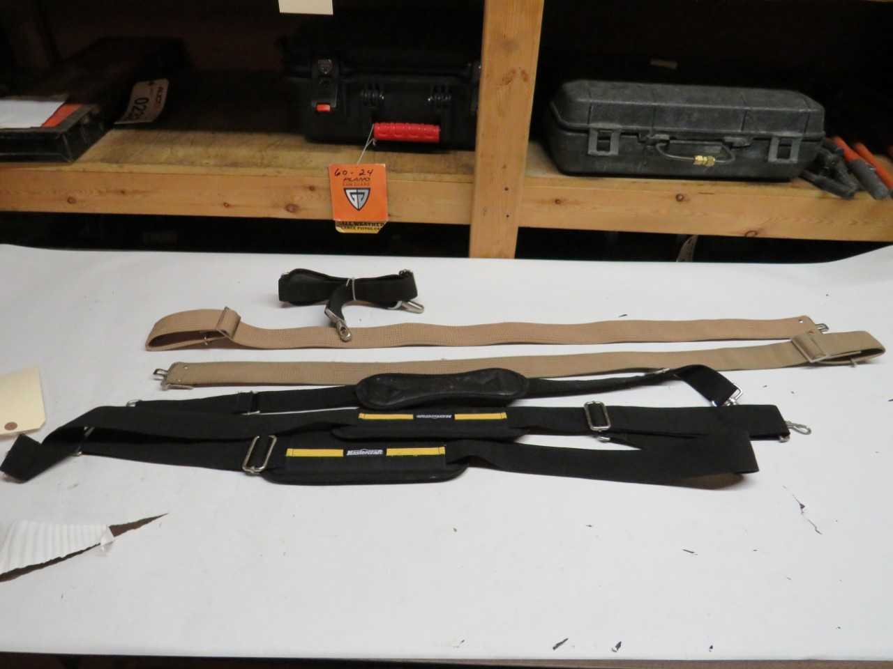 LOT OF 6 ASSORTED BELTS - MACHINING ACCESSORIES & TOOLING