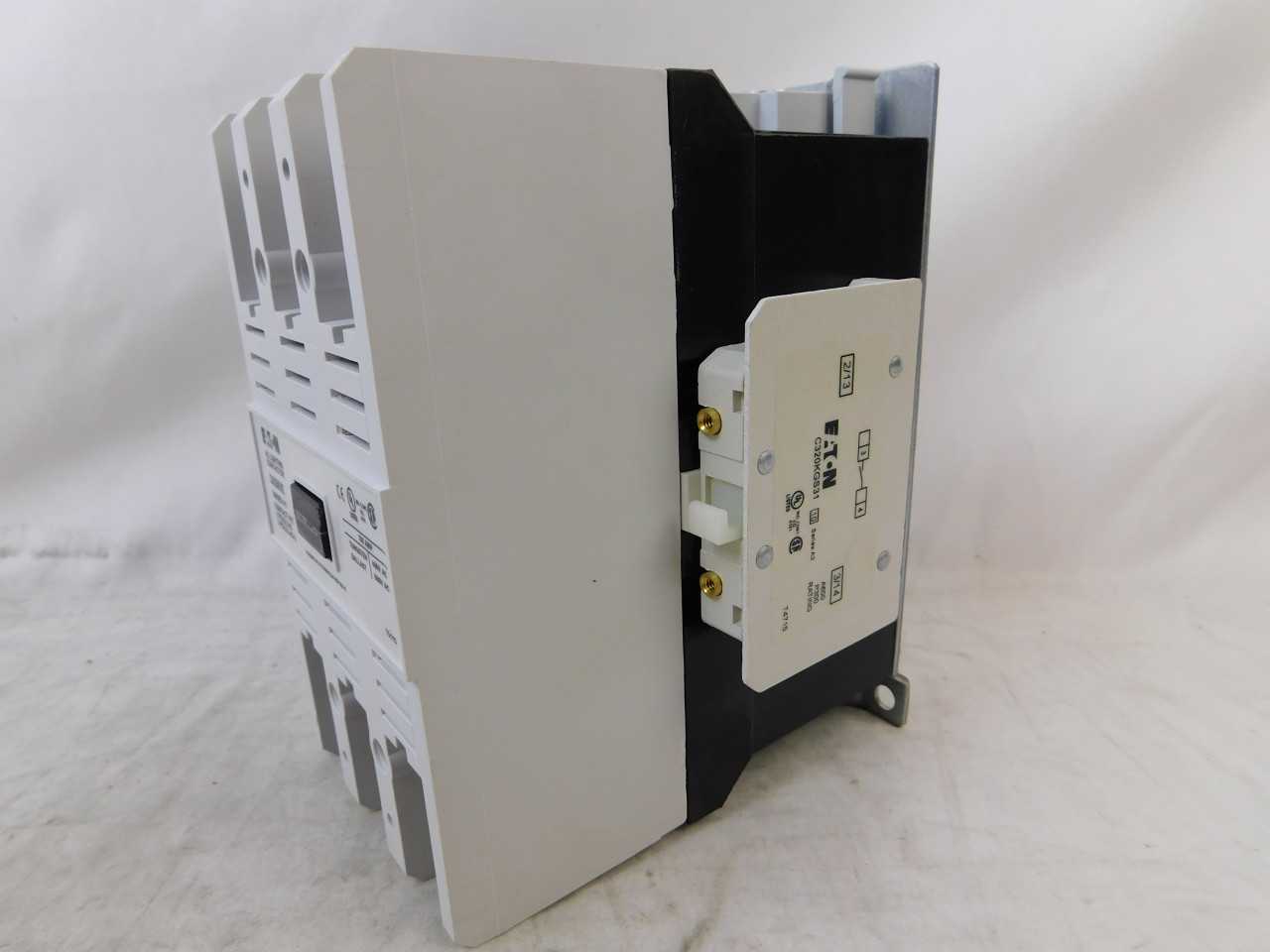 (2) Eaton CN35KN2A Lighting Contactor Open 2P 100A 110/120VAC 50/60Hz - CONTACTORS