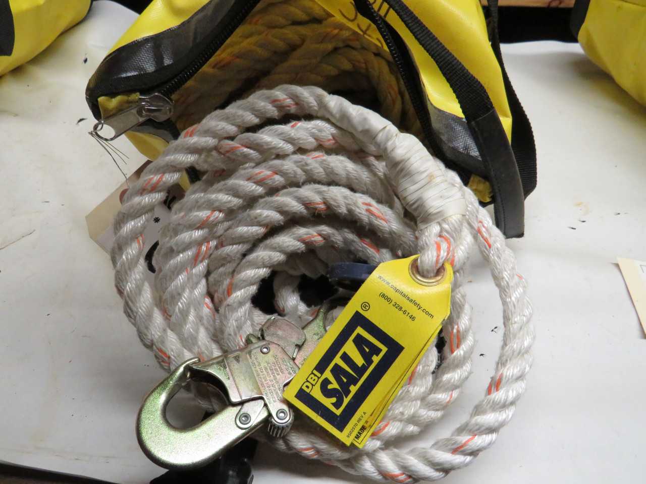 SALA 1202920C 300' ROPE LIFELINE WITH SNAP HOOK - ELECTRIC POWER TOOLS