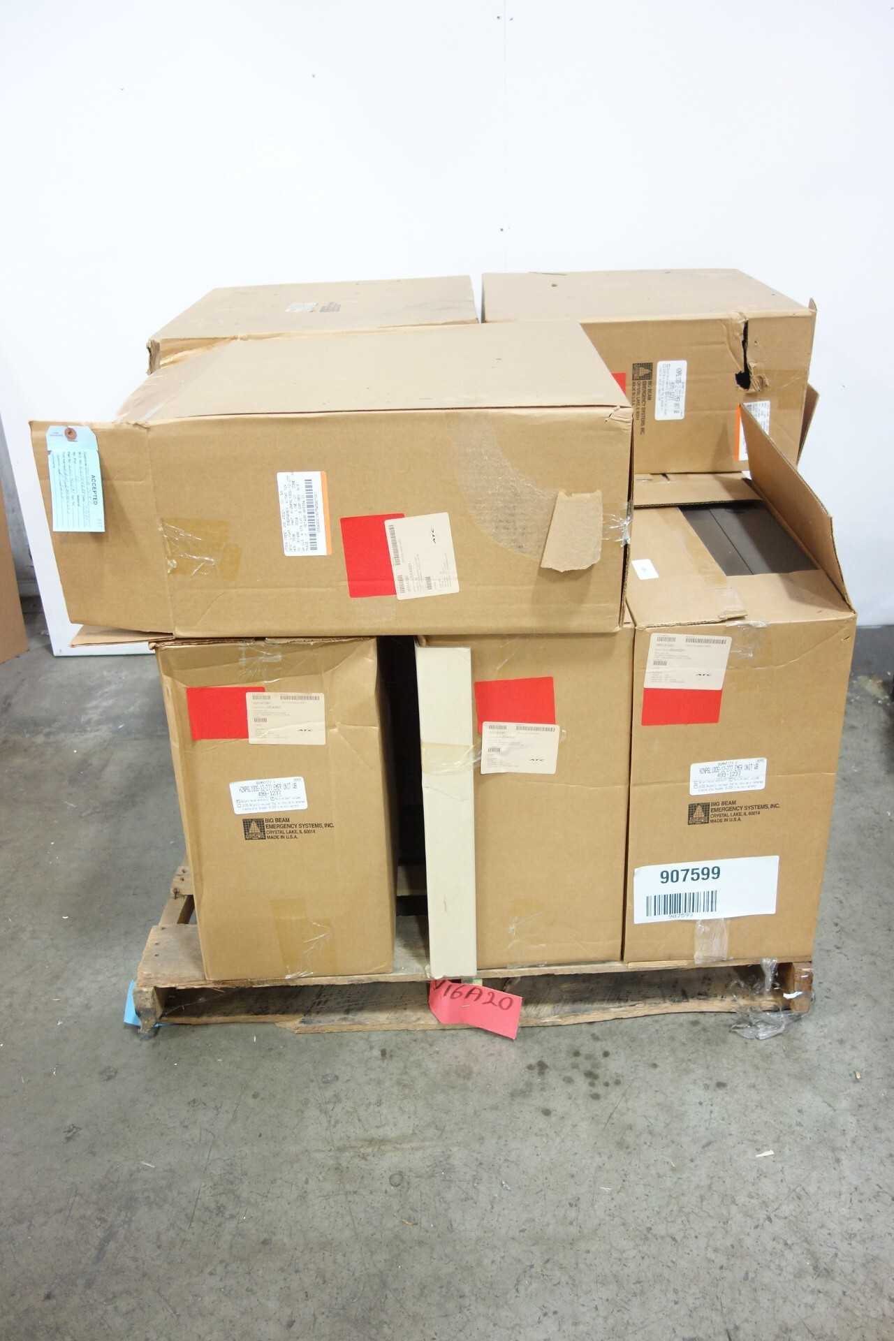 LOT OF 9 BIG BEAM EMERGENCY LIGHTING - LIGHTING LOT OF 9 BIG BEAM EMERGENCY LIGHTING - LIGHTING