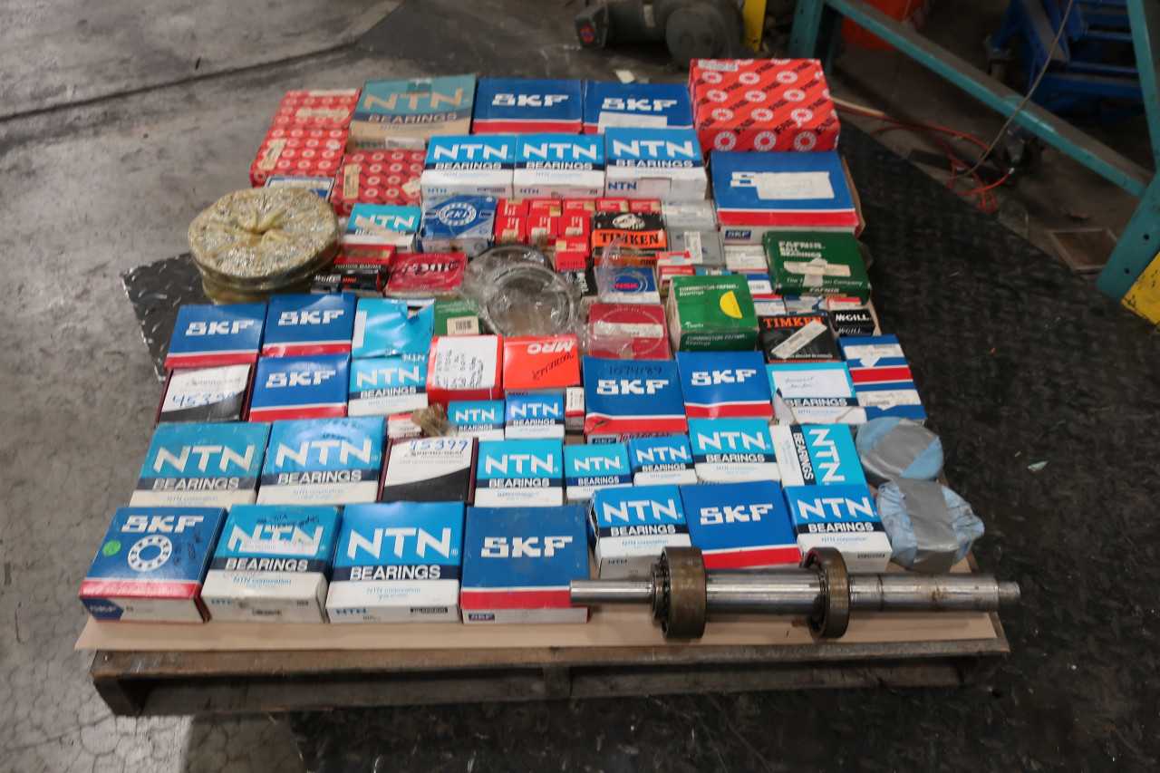 1 PALLET OF ASSORTED BEARINGS TIMKEN, SKF, FAG, NTN, NSK - BEARINGS