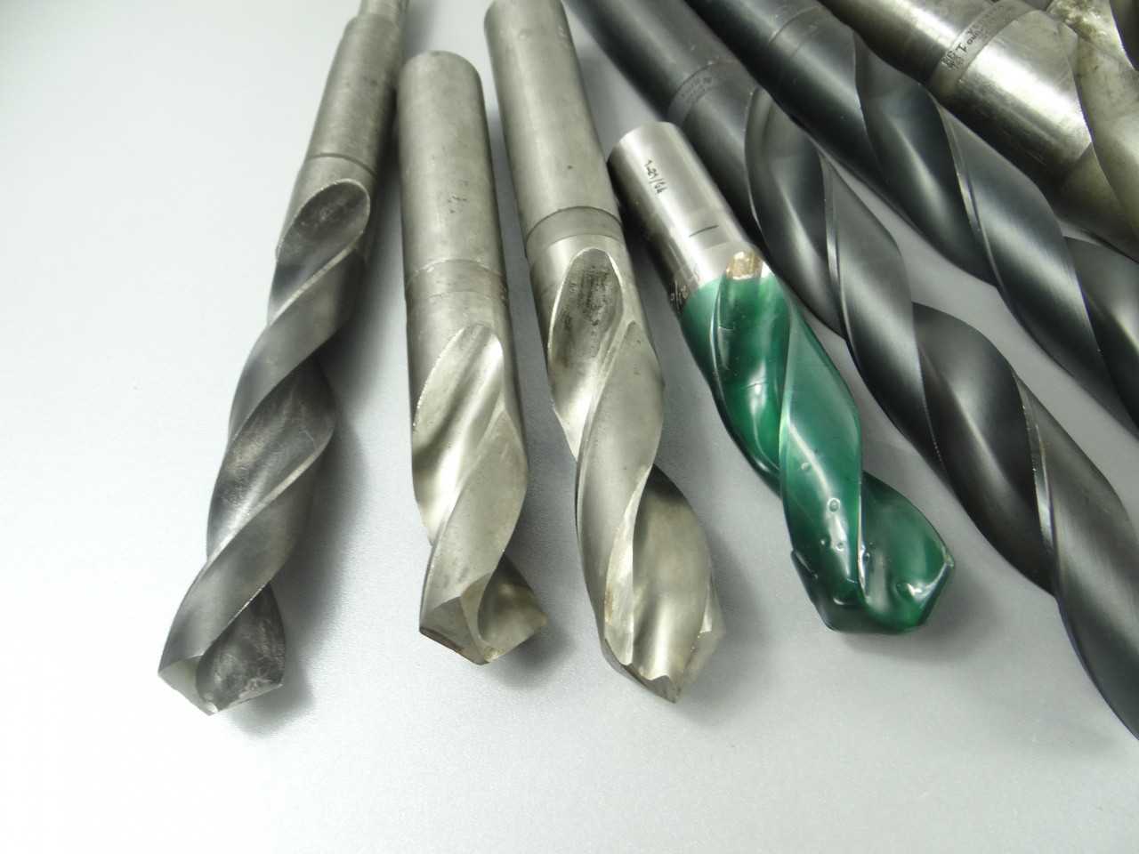 Lot of 8 Heavy Duty Reduced Straight Shank Drills - MACHINING EQUIPMENT PARTS
